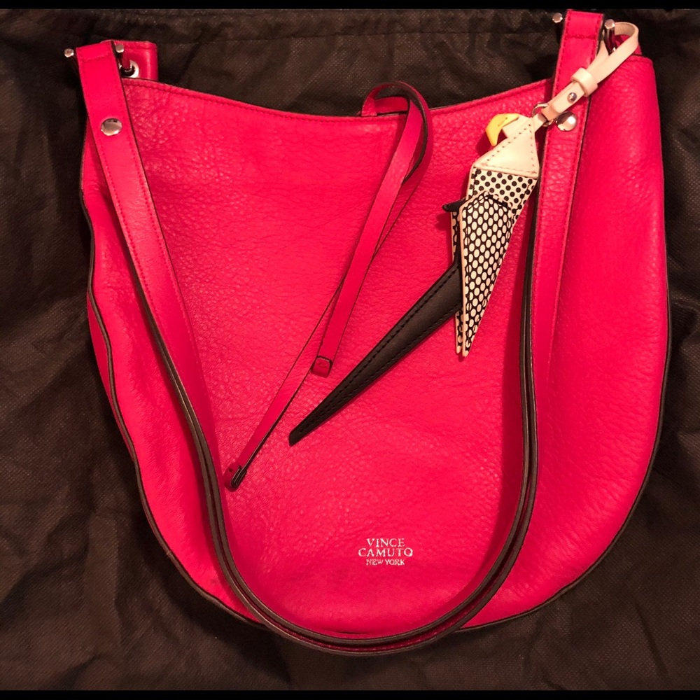 Vince Camuto Fushia Crossbody “Polli”